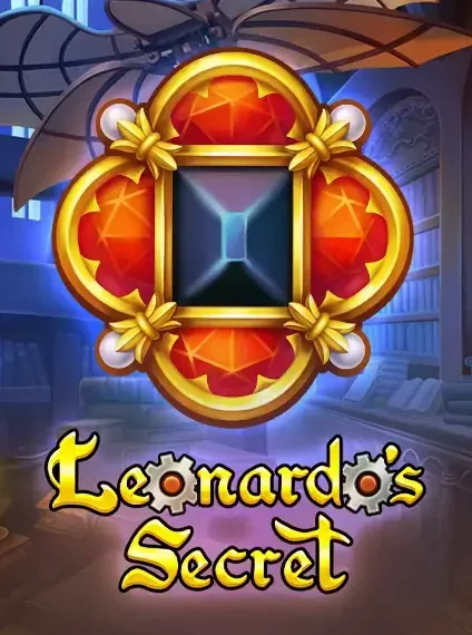 Decorative casino game artwork for Casoola: Leonardos Secret