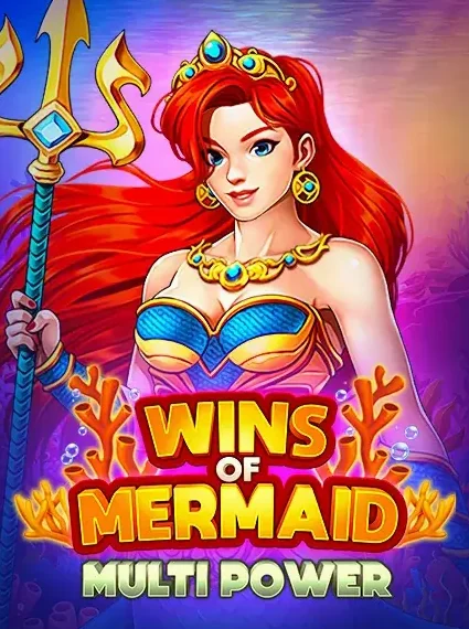 Decorative casino game artwork for Casoola: Wins Of Mermaid Multi Power